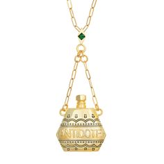 Little Rooms Antidote Necklace Poison Necklace, Making Perfume, Bottle Necklace, Celestial Jewelry, Antique Inspiration, Mesopotamia, Charm Rings, Emerald Stone, Rings Jewelry