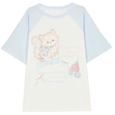 Get ready to embrace a playful and adorable look with our colorblock design white kitty print loose T-shirt. Featuring a charming white kitty print on the front, this T-shirt is perfect for adding a touch of kawaii style to your outfit. The loose fit ensures comfort and ease of movement, while the colorblock design adds a trendy and eye-catching element. Made from high-quality materials, this T-shirt is a versatile and fun addition to your wardrobe.   Please note that this product includes only Kawaii Tops For Women, Kawaii Graphic Tees, White Cotton Tops With Cute Design, White Cotton T-shirt With Cute Design, White Crew Neck Top With Cute Design, White Short Sleeve T-shirt With Cute Design, Casual White T-shirt With Cute Design, White Casual T-shirt With Cute Design, Clothes With White Background