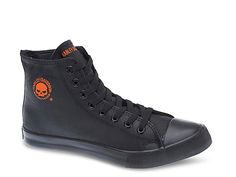 Men Baxter High-Top Sneaker -Black Men Leather Boots, Harley Davidson Shoes, Skater Outfits, Black High Top Sneakers, Skull Fashion, Shoe Inspo, Boot Socks, Sneakers Men Fashion, Mens Accessories Fashion