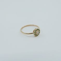 This "Flora" ring has a bit of old world charm to it, the pop of color from the emeralds surrounding the diamond really bring this ring to life. Like your very own bit on mother nature on your finger. This Flora ring is also a great addition to your everyday ring collection, and can be stacked to perfection! Details: 14k Gold (options to choose from: yellow, rose or white) Available in sapphire, ruby, emerald, or diamond options. This ring can come in a half diamond pave band upon request (pleas Rose Gold Emerald Ring, Gold Chain Choker, Pave Diamond Band, Dainty Choker, Everyday Ring, Pave Band, Ruby Emerald, Dope Jewelry, Ring Collection