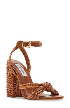 Steve Madden Malou Block Heel Sandal (Women) | Nordstrom Casual Dress With Sandals, Womens Wedge Sandals, Classy Women Shoes, Cute Summer Heels, Shoes 2024 Women, Fall Wedding Guest Shoes, Women’s Sandals, Women’s Shoes, Shoes For The Beach