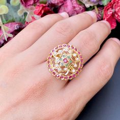 Featuring a floral pearl ring made in 22ct gold. The ring weighs 5.06 GMs Price Breakup Summary Component Rupees % of Total 22k Gold 24,605 74.4% Stones & Beads 2,112 6.4% Making Charges 4,429 13.4% Taxes (GST) 934 3.0% Total 33,080 100.0% View Detailed Price Breakup Watch Video Here 22k Gold Temple Jewelry Wedding Ring, Gold Ruby Ring With 17 Jewels For Wedding, Traditional Yellow Gold Ruby Ring For Wedding, Festive 22k Gold Temple Jewelry Rings, Traditional Yellow Gold Ruby Wedding Ring, Gold Ruby Ring With Temple Jewelry Style, Traditional 22k Gold Ruby Ring For Wedding, 22k Yellow Gold Ruby Wedding Ring, 22k Yellow Gold Ruby Ring For Wedding