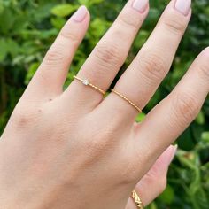 ✨Minimalist Dainty Stacking Round Beads Ring✨ S925 Sterling Silver(Base) 18K Yellow Gold(Plated) Cubic Zirconia(Stone) 🎁Ring comes in beautiful gift boxes. ✔Please Check Before Purchase The Ring is 18K gold plated and has S925 Silver inside. People with skin sensitivity to specific metals should check before purchase. Gold jewelry is beautiful yet fragile and can scratch easily. Please wear your jewelry with care to avoid scratching it. Due to the characteristics of the product, return and exch Minimalist Rings With Tiny Beads For Gift, Minimalist Tiny Beads Rings As Gift, Dainty Jewelry With Tiny Beads For Anniversary, Dainty Anniversary Jewelry With Tiny Beads, Beads Ring, Korean Jewelry, Stackable Bands, Beaded Rings, Beautiful Gift Boxes