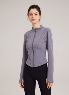 Fit Advice Model is: 177cm/5'8, Bust: 80cm/31″, Waist: 60cm/24″, Hips: 87cm/34″, Wearing size M. Description This outwear featuring a high collar, long sleeves and a sculpted torso made to fit your body. A perfect layer for a run on a windy day. Material 80% Polyester, 20% Spandex The fabric is super supportive, soft, light weight and moisture wicking. Wash at 30 degrees on reduced spin with like colors. Neither bleach nor dry clean. Do not tumble dry. Street Wear Aesthetic, Womens Activewear Tops, Mens Lounge Pants, Cashmere Outfits, Cashmere Hoodie, Cardigan Crop Top, Windy Day, Joggers Womens, Womens Activewear