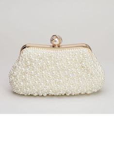 JJ's House Handbags Imitation Pearl 9.45\"(Approx.24cm) Event/Party Elegant 0.79\" (Approx.2cm) Snap Closure Beading Clutches & Evening Bags. #JJ's House #Handbags #ImitationPearl #EventParty #Elegant #SnapClosure #Beading #Clutches&EveningBags Best Shoes For Women, Fancy Clutch Purse, Pearl Clutch Bag, Elegant Handbags, Formal Bag, Prom Bag, Prom Purse, Formal Clutch, Women Tips