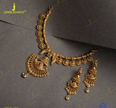 Nackles Design Simple Gold, Antique Choker Designs Gold, Tanishq Jewellery Gold Necklaces Antique, Temple Jewelry Necklace, Modern Gold Jewelry