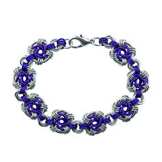 PRICES MAY VARY. Easy to learn kit that makes a beautiful and intricate chainmaille bracelet for beginners or novices Kit will make an 8.5 inch bracelet using Anodized Aluminum and Bright Aluminum Jumprings. Clasp is also made from Anodized Aluminum. Made in the USA The included tutorial features full color photos for each step which makes it extremely easy to follow. Only tools needed are 2 chain nose or flat nose jewelry pliers (Not Included) Tutorial created by Tanya Hlabse Chainmaille Jewelry Patterns, Chainmaille Tutorial, Cheap Diamond Rings, Chainmaille Jewelry, Chainmail Bracelet, Chainmail Jewelry, Bracelet Kit, Chainmaille Bracelet, Jewelry Making Kits