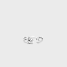 The Olivia Ring - The Clear Cut Collection Natural Diamond Ring, Open Ring, Women Rings, Natural Diamonds, Diamond Ring, Every Day, Stud Earrings, Engagement Rings, Ring