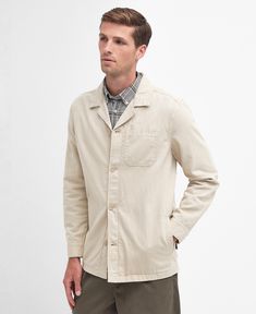 An elevated overshirt for laid back outfits, the Barbout Melonby overshirt features a revere collar and a patch pocket to the chest. It's crafted from cotton and linen for breathability in the summer months and finished with a branded tab at the hem. Laid Back Outfits, Revere Collar, Quilt Jacket, Wax Jackets, Fleece Sweater, Fleece Pants, Summer Months, Sweater Pants, Sweaters Knitwear