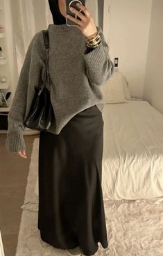 Formal Winter Outfits, Modest Outfits Muslim, Islamic Clothes, Smart Casual Women Outfits, Hijabi Outfit, Modesty Outfits, Muslim Outfits Casual