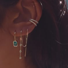 Ear Peircings, London Blue Topaz Earrings, Piercings Unique, Jewelry Tattoo, Piercing Ideas, Dope Jewelry