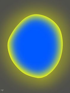 an image of a blue and yellow circle