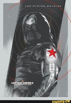 captain america the winter soldier movie poster by steve mcrobina, via flickon com