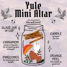 Content Graphic Design, Solstice Blessings, Ritual Spells, Fill The Jar, Pagan Christmas