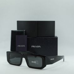 FREE PRIORITY SHIPPING & FREE RETURNS ON DOMESTIC ORDERS Sunglasses Eyeglasses New Arrivals Feedback About US Contact Us Sunglasses Eyeglasses New Arrivals Feedback About US Contact Us New PRADA PR06YS 09Q5S0 Black/White/Dark Grey 53-21-145   Additional information: Brand PRADA Glasses Type RX-Sunglasses Frame Material Acetate UPC 8056597517058 Color Code 09Q5S0 Gender Women Style Rectangle Model PR06YS Temple Length 145 Bridge Size 21 Lens Socket Width 53 OUR PROMISE ✔ 100% authenticity guarant Prada Glasses, Sunglasses Frame, Prada Sunglasses, Rectangular Sunglasses, Color Code, Women Style, Sunglasses Accessories, Color Coding, Dark Grey