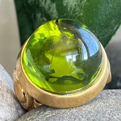 Kara Ross Statement Vintage Ring With Green Stone I Had This Ring Dipped And The Stone Bow Has Hairlines But I Don’t Think It Is That Noticeable When Worn Kara Ross Jewelry, Green Stone, Womens Jewelry Rings, Stone Color, Vintage Rings, Women Jewelry, Stone, Green, Color