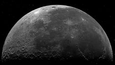 an image of the moon taken from space