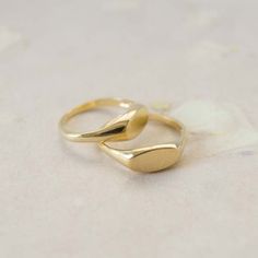 Gold plated brass hand carved signet ring. Matte Gold 14k Rings For Gifts, Gold Heirloom Style Signet Promise Ring, Heirloom Gold Signet Ring For Promise, Matte Gold 14k Gold Rings For Gift, Gold Hallmarked Signet Ring For Promise, Heirloom Gold Signet Promise Ring, Gold Open Signet Ring As Gift, Gold Engraved Open Signet Ring, Gold Brass Engraved Ring For Promise