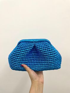 LAST BIG SALE OF THE YEAR 🤩  BOOK YOUR PLACE TO GET UNIQUE HANDMADE BAGS 🚨LIMITED RESERVATION🚨 Luxury blue crochet clutch, sparkly day to evening bag, blue handmade woven metallic leather raffia purse hand bag, evening blue pouch clutch bag kTimeless and high quality handmade crochet knitted product ✅A stylish women's accessory for daily use, special occasions, invitations, evenings! Party season (Christmas) has begun and this bag will be the perfect choice 🤩 you will shine like a star 🌺 Un Blue Crochet Bag For Gift, Blue Rectangular Crochet Bag For Gift, Handmade Blue Crochet Bag As Gift, Handmade Blue Crochet Bag As A Gift, Handmade Blue Crochet Bag For Gift, Blue Crochet Pouch Bag As Gift, Blue Crochet Pouch Bag Gift, Crochet Pouch Bag As A Gift, Crochet Yarn Bag Perfect As A Gift