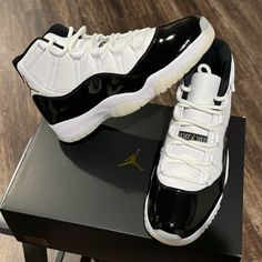 Air Jordan 11 Retro Brand New Just Released Never Worn Or Tried On. Flawless Nike Jordan Batman, Fluffy Jordan Shoes, Cool Shoes Jordans Nike, Air Jordan Sneakers Nike, Jordans 1 Shoes, White And Black Air Jordan 1, Jordans 1 Shoe, Jordans Shoe Collection, Best Jordans For Men