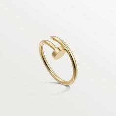 CRB4225900 - Juste un Clou ring SM - Yellow gold - Cartier Cartier Nail Ring, Piaget Ring, Juste Un Clou Ring, Nail Ring, Cartier Jewelry, Cartier Ring, Jewelry Inspo, Dream Jewelry, Love Bracelets