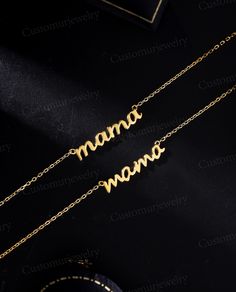 ❤ Item Details: Metal: Sterling Silver / Rose gold Plated / Yellow gold Plated OR 10K/ 14K/ 18K Solid Gold (White gold / Rose gold / Yellow gold) Pendant Size: Around 25.2*7.3 mm Chain Style: Cable ✨Personalization Service We offer various customization options to create personalized jewelry. Choose your birthstone, add engravings, or design a unique piece inspired by your ideas. Contact me to start creating your custom jewelry. https://customurjewelry.etsy.com/listing/911146000/custom-order ✨Av Mother's Day Rose Gold Clavicle Chain Necklace, Rose Gold Clavicle Chain Necklace For Mother's Day, Elegant Nameplate Charm Necklace For Mother's Day, Mother's Day Rose Gold 14k Gold Charm Necklaces, Personalized Gold Necklace For Mom, Elegant Name Pendant Chain Necklace, Personalized Gold Necklace Gift For Mom, Rose Gold Charm Necklaces For Mother's Day, Mother's Day Rose Gold Charm Necklace Tarnish Resistant