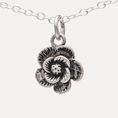 "Uncover the sublime elegance of our 925 Sterling Silver Rose Flower Pendant Necklace. The necklace features a meticulously crafted pendant with a design inspired by the timeless beauty of a blooming rose. Measuring 0.39\"x0.39\" (10x10mm), this small but impactful pendant exudes understated luxury, promising to bring a touch of sophistication to any outfit. Its fine detailing and high-quality material reflect our commitment to craftsmanship, ensuring that you get a jewelry piece that is both du Rose Gold Flower Charm Sterling Silver Necklace, Rose Gold Sterling Silver Charm Necklace With Flower Charm, Rose Gold Sterling Silver Necklace With Flower Charm, Elegant Rose Flower Pendant Charm Necklaces, Rose Pendant Jewelry With Flower Charm, Rose Flower Charm Pendant Jewelry, Rose Jewelry With Flower Charm And Pendant, Sterling Silver Charm Necklace With Flower Pendant, Sterling Silver Charm Necklaces With Flower Pendant