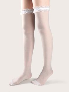 Mesh Stockings, Socks Aesthetic, Mesh Socks, Women Socks, Cute Socks, Knee Socks