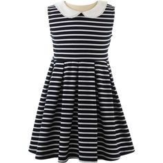 A versatile dress, essential to any little girl’s summer wardrobe, in soft jersey with a classic navy and ivory breton stripe. The contrast collar with lace trimmed edge adds a little something special to this comfy day dress. Layer up with one of the soft cotton cardigans on cooler days. | Rachel Riley | Breton Striped Contrast Collar Jersey Dress, (Navy Blue & Ivory, Size 8Y) | Maisonette collects the best children’s products from around the world (unlike Zulily, Etsy, The Tot, Farfetch Kids, Childrensalon, Crate and Kids, Kohls, Wayfair, Buy Buy Baby, Nordstroms, Mini Boden, J.Crew Factory, or PotteryBarn Kids), creating a curated shopping experience for you. Think of us as your shortcut to fashion for litte ones! Princess Charlotte Dresses, Striped Jersey Dress, Rachel Riley, Nautical Outfits, Charlotte Dress, Dress Layer, Frill Dress, Striped Jersey, Princess Charlotte