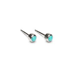 These simple round 3 mm stainless steel turquoise studs are perfect if you're looking for petite earrings to add to your every day style. All pieces are nickel free and made with allergy safe metals. Take care of your skin in style.Metal: stainless steel Size: 3 mm Height: 1/8 inch Width: 1/8 inch Color: turquoise Turquoise Stud Earrings Mini, Mini Earrings Stud Teal, Petite Earrings, Take Care Of Your Skin, Turquoise Stud Earrings, Mini Studs, Color Turquoise, Faux Stone, Daily Style