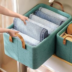 Foldable Storage Box With Steel Frame, Large Capacity Clothes Trousers Storage Basket, Portable Home Wardrobe Storage Box 2023 - AU $19.09 Trousers Storage, Clothes Trousers, Wardrobe Storage Boxes, Clothing Closet, Portable Wardrobe, Wardrobe Organisation, Portable Home, Fabric Storage Boxes, Grey Storage