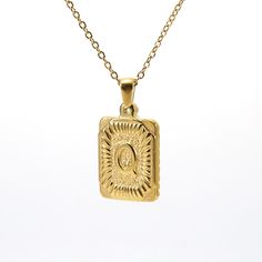 Material: Stainless Steel Fashion Element: null Style: Europe and America Letter Pendants, Men Necklace, Initials, 18k Gold, Gold Necklace, Necklaces, Brass, Stainless Steel, Chain