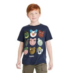 Boys Piggy Short Sleeve Graphic T-Shirt Navy Blue Size Xl Description: Add A Touch Of Fun To Your Boy's Wardrobe With This Boys Piggy Short Sleeve Graphic T-Shirt In A Classic Navy Blue Color, Available In Size Xl. This Tee Features A Playful Piggy Graphic, Perfect For Adding Whimsy And Style To His Everyday Outfits. Key Features: * Size Xl * Classic Navy Blue Color For A Timeless Look. * Short Sleeves For Comfort In Warm Weather. * Playful Piggy Graphic Adds A Touch Of Whimsy. * A Fun And Styli Blue Fun T-shirt For Playtime, Casual T-shirt With Character Print For Playtime, Blue School Tops With Character Print, Casual Blue Shirt With Cartoon Print, Blue Character Print School Tops, Blue Character Print Tops For School, Casual Tops With Character Print For Playtime, Playful Blue Top With Funny Print, Fun Blue Shirt With Cartoon Print