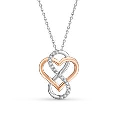 Whether you are looking for something special gift jewelry for your mother or wife, this infinity heart necklace is a lovely way to show her how much you treasure her. The infinity necklace was designed as a symbol of endless and enduring love, memories, and devotion that is unbreakable. The design of this love necklace combines the beating heart, meaning that my heart only beats for you. This sterling silver necklace will go perfectly with almost everything in her wardrobe and will put a smile Heart Meaning, You Complete Me, Infinity Love, Necklace Love, Infinity Heart, Beating Heart, Round Necklace, Classic Necklace, Infinity Necklace