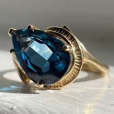 This Statement Rings item is sold by KDCJewelryCo. Ships from Millstone Township, NJ. Listed on Sep 16, 2023 Pear-shaped Blue 14k Gold Ring, Blue Pear-shaped 14k Gold Ring, Blue Emerald Ring In 14k Gold, Blue Tourmaline, Tourmaline Ring, Blue Band, Platinum Ring, Tourmaline Gemstone, 14kt Gold