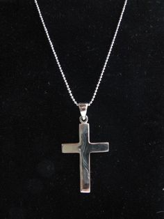 This nice classic Cross pendant is made of .925 Sterling Silver (solid). Pendant Measurements: Pendant - 1 1/4 inch (3cm) Classic Cross Necklace As A Gift, Classic Silver Necklace With Large Pendant, Classic Pendant Necklace Stamped 925, Classic Sterling Silver Cross Pendant Necklace, Classic Sterling Silver Necklace For Memorial, Classic Cross Pendant Necklace With Polished Finish, Sterling Silver Cross Pendant Necklace With Polished Finish, Sterling Silver Necklace With Cross Pendant And Polished Finish, Classic Silver Cross Pendant Necklace