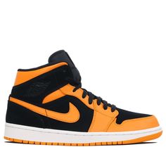 554724-081 Nike Air Jordan 1 Mid Black Orange Peel | KicksCrew Sporty Orange High-top Sneakers For Streetwear, Orange High-top Sneakers With Boost Midsole For Streetwear, Orange Jordan Shoes For Streetwear, Orange Leather Basketball Shoes For Streetwear, Sporty Orange Basketball Shoes For Streetwear, Retro Orange Sneakers For Streetwear, Orange High-top Sneakers For Sports, Retro Orange High-top Sneakers For Streetwear, Sporty Orange Mid-top Sneakers