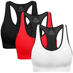 PRICES MAY VARY. Pullover Style and Removeable Pads High support Sports Bra. This High-support sport bra and a comfy racerback in smooth Body-Wick fabric to keep you cool, from cycling to circuit training. The Ladies High-support Bra Top Is Perfect For Training Sessions Down At The Gym, Constructed With A Built In Bra For Added Support Along With Ventilation Panels And Wide Shoulder Straps For A Cool And Comfortable Fit. This Sports Bra Also Benefits From An Elasticated Hem, Finished Off With Re Sports Bra With Light Support For Sports Season, Light Support Sports Bra For Sports Season, Supportive Racerback Sports Bra With Built-in Padding, Compressive Seamless Sports Bra For Events, Sports Bra With Built-in Padding For Sports, Supportive Breathable Sports Bra For Light Sports, Racerback Sports Bra With Built-in Padding For Sports Events, Seamless Sports Bra With Medium Support, Medium Support Sports Bra For Light Sports