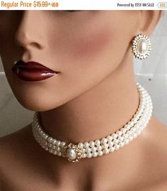 A personal favorite from my Etsy shop https://www.etsy.com/listing/472126818/bridal-jewelry-set-bridal-choker Elegant Bridal Choker Necklace, Elegant Formal Bridal Choker Necklace, Delicate Formal Choker Jewelry, Elegant Choker Jewelry Sets For Party, Formal Pearl Choker Necklace, Formal Pearl Embellished Choker, Elegant Adjustable Pearl Choker, Elegant Party Jewelry Sets With Choker, Adjustable Pearl Choker For Formal Occasions