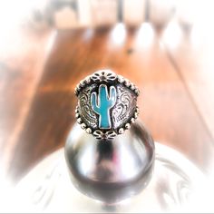 Beautiful Ring Comes With Box Rodeo Ring Western Ring Size 8 Questions? Leave A Comment Below Western Promise Rings For Teens, Nickel Free Southwestern Style Ring As Gift, Nickel-free Southwestern Style Ring As Gift, Western Sterling Silver Gemstone Ring, Western Style Sterling Silver Gemstone Ring, Silver Southwestern Turquoise Ring Gift, Silver Southwestern Style Turquoise Ring As Gift, Southwestern Silver Turquoise Ring Gift, Blue Sterling Silver Western Jewelry