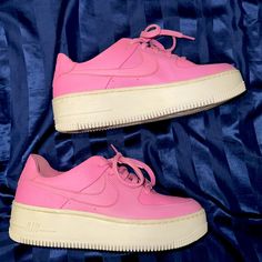 Worn 1 Time Great Quality Just Not My Style Air Force 1 Sage Low, Nike Pink, Air Force 1, Womens Shoes Sneakers, Pink Color, Air Force, Nike Shoes, Nike Women, Force