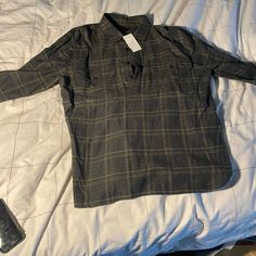 Heather Gray. Soft Flannel. Flannel Shirt With Button Closure For Work, Flannel Long Sleeve Work Shirt, Plaid Long Sleeve Shirt With Placket, Long Sleeve Plaid Shirt With Placket, Long Sleeve Flannel Shirt For Work, Plaid Flannel Work Shirt With Button Closure, Plaid Button-up Shirt For Work, Plaid Collared Shirt, Plaid Collared Shirt With Placket