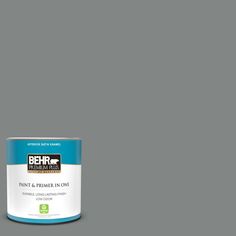 the behr paint and prime in one is blue with white trim, it has a purple