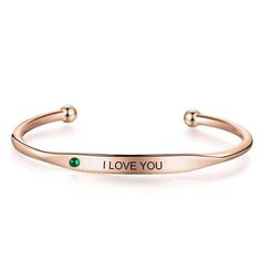 The Personalized Birthstone & Name Bangle Bracelet in Stainless Steel is a fusion of simplicity and elegance. Its sleek and smooth surface is the perfect setting for a personalized engraving and is adorned with a single, sparkling birthstone of your choice. This minimalist design makes it a versatile piece that can be worn daily, subtly celebrating someone special or a meaningful moment. As a Mother’s Day gift, this bangle offers an understated yet poignant gesture, allowing every mother to carry a touch of her loved one’s essence with her at all times. High-Quality Craftsmanship: Our dedication to excellence shines through in the meticulous crafting of this bracelet. Utilizing high-grade Stainless Steel, we ensure that each piece retains its luster over time, standing up to daily wear whi Michelle Chen, Personalised Bangle, Basic Jewelry, Bespoke Gifts, Adjustable Bangle, Name Bracelet, Custom Bracelets, Silver Rose Gold, Stylish Jewelry