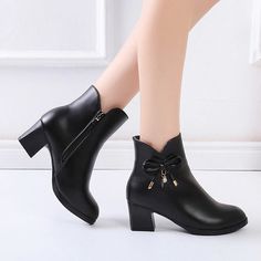 Platform Height:0-3cm Upper Material:PU Boot Height:Ankle Closure Type:Zip Boot Type:Basic Toe Shape:Round Toe Heel Height:High (5cm-8cm) Heel Type:Square heel Model Number:Women Shoes Season:Spring/Autumn Pattern Type:Solid Outsole Material:Rubber Fit:Fits true to size, take your normal size Fashion Element:Sewing Department Name:Adult Item Type:Boots Winter Ankle Lace-up Boots With Zipper, Winter Martin Boots With Zipper And Flat Heel, Winter Mid-calf Boots With Zipper Closure And Round Toe, Winter Mid-calf Boots With Zipper And Round Toe, Winter Ankle Booties With Zipper Closure, High Ankle Martin Boots With Zipper For Winter, Winter High Ankle Martin Boots With Zipper Closure, High Ankle Boots With Zipper Closure For Winter, Winter Ankle Martin Boots With Zipper