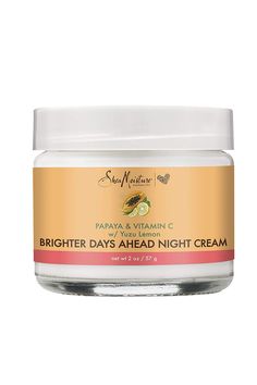 Sleep your way to radiant skin with this skin-loving night cream. SheaMoisture's Brighter Days Ahead Night Cream face cream helps transform dull skin into glowing, radiant skin while you sleep. Featuring a blend of Papaya, vitamin C and Yuzu Lemon, this night cream leaves skin feeling hydrated, supple and soft. #NightCream #SheaMoisture #FaceCream #RadiantSkin #SkinCare Glowing Radiant Skin, Cream Face, Brighter Days, Shea Moisture Products, Skin Care Moisturizer, Night Cream, Dull Skin, Night Creams