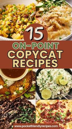 15 on - point copycat recipes that are easy to make and delicious for the whole family