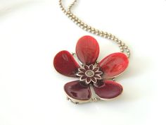 Impressive Enamel Flower Necklace Jewelry Special and Beautiful Necklace ,Long Beaded Necklace ,Bohe Bohemian Brown Flower Necklace, Red Pendant Necklace With Flower Charm, Bohemian Flower-shaped Nickel-free Necklace, Bohemian Flower-shaped Nickel Free Necklace, Red Bohemian Flower Pendant Jewelry, Bohemian Red Flower Pendant Jewelry, Red Bohemian Jewelry With Flower Charm, Red Flower Bohemian Necklace, Grey Flowers