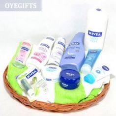 An ideal gift for your girlfriend that will immediately bring a smile on her face! This gift hamper containing ten different Nivea care products will lit up her mood and is perfect for her smooth and supple skin which will reflect her ethereal beauty. Buy it online from our store and get the golden chance to make her happy. #Gifts #onlineGifts #SendGifts Anniversary Gifts For Girlfriend, Nivea Cream, Gifts For Ladies, Anniversary Gifts For Her, Best Anniversary Gifts, Supple Skin, Cute Gifts For Her, Gifts For Girlfriend, Happy Gifts