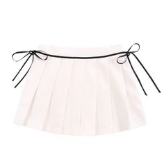 Elevate your style with our Women's High Waist Bow Pleated Skirt. The high waist and bow detail add a touch of sophistication to this elegant piece. The pleated design creates a flattering silhouette, perfect for any occasion. Indulge in luxury fashion and stand out from the crowd. Features: -95% Polyester -High Waist -Bow -Pleated Design -Solid Color -Regular fit -Urban style Elegant Fitted Skort With Pleated Waist, Elegant Pleated Mini Skirt For Party, Elegant Party Mini Skirt With Pleated Hem, Formal Mini Skirt Skort For Summer, Elegant Pleated Mini Bottoms, Formal Mini Skort For Summer, Formal Summer Mini Skort, Elegant Spring Skort, Elegant Skort With Pleated Hem